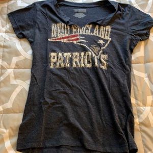 NFL New England Patriots v neck tee shirt